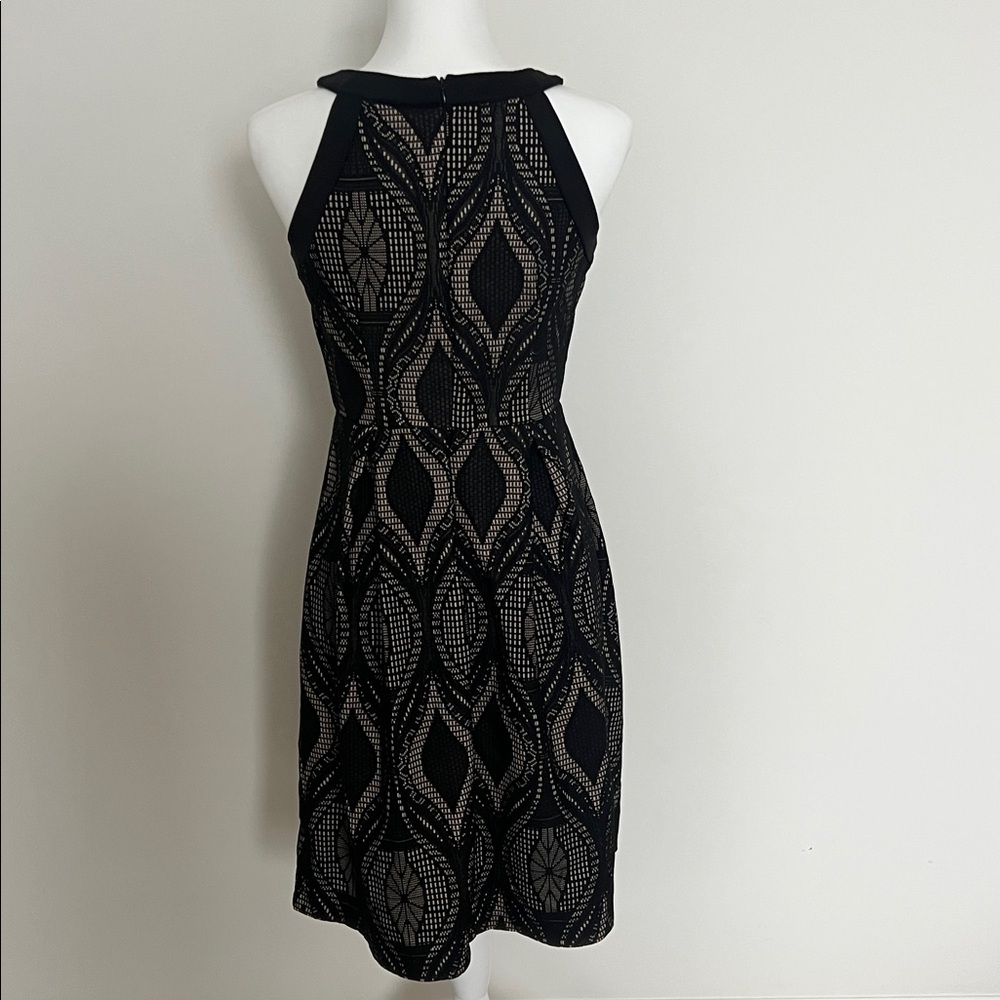 Enfocus Studio Elegant Black Patterned Dress - image 3